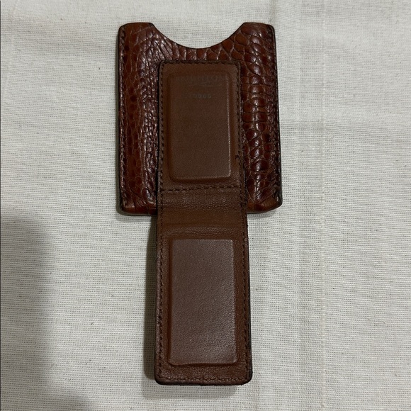 Vintage Brighton leather wallet money clip - Picture 3 of 7
